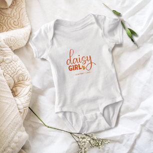 Body Daisy Girl - Baby Romper Bodysuit