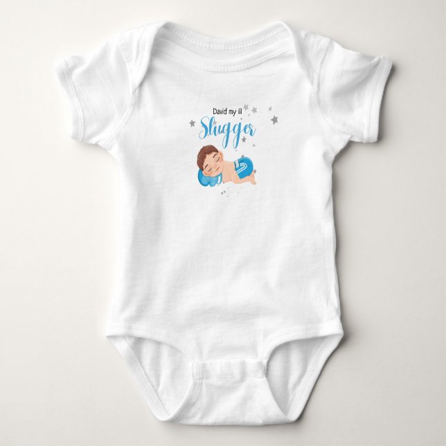 Body David ma lil costume de t-shirt lâche (Devant)