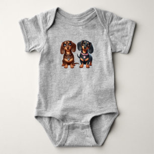 Body De mignons amis dachshund