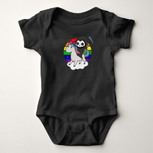 Body Death Riding Unicorn Funny Unicorns Arc-en-ciel