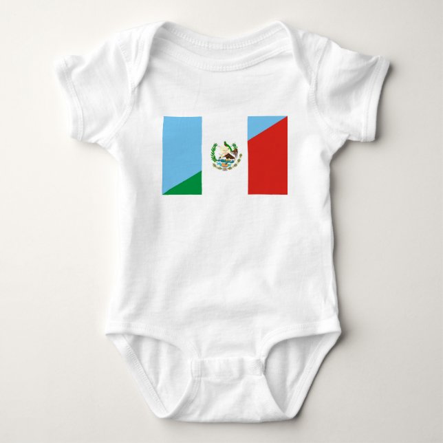 Body demi de symbole de drapeau du Guatemala Mexique (Devant)