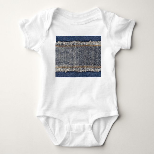Body Denim Blue Jeans : Décontracté Double Patch (Devant)