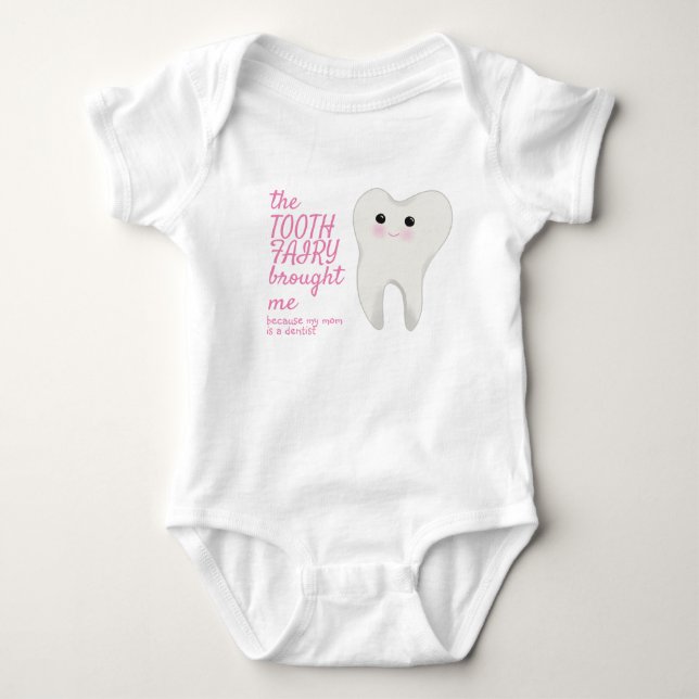 Body Dentiste ou hygiéniste dentaire Nouvelle maman béb (Devant)