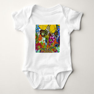 Body Dernier motif floral Extraordinaire coloré Art