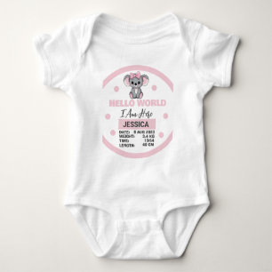Body Détails du bébé né Pink Koala