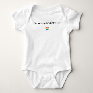 Body Deux mères sont meilleures qu'une chemise de bébé