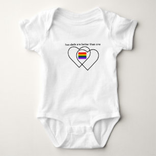 Body deux papas sont meilleurs qu'un bébé de gay prid