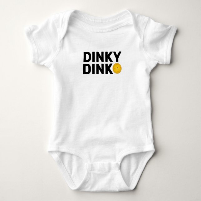 Body "Dinky Dink" Bodysuit pour un bébé de Pickleball (Devant)