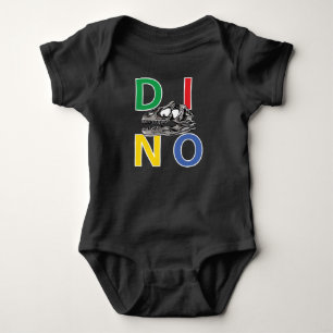 Body DINO - Black Baby Jersey Bodysuit