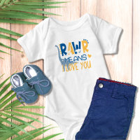 Dinosaur Rawr Signifie Que Je T'Aime Mignonne Garç