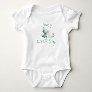 Body Dinosaur thème premier anniversaire corps