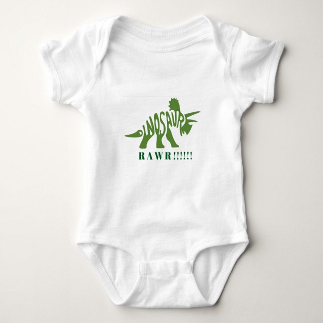 Body Dinosaure vert RAWR ! ! ! ! (Devant)