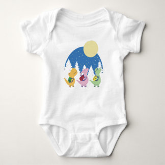 Body Dinosaures Bébé mignons avec sac à dos T-shirt des