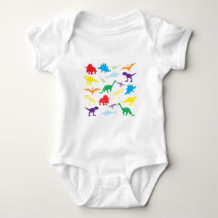 Body Dinosaures colorés Motif pour enfants