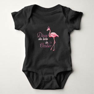 Body Divas sont nés en Octobre/Flamant rose Baby Bodysu