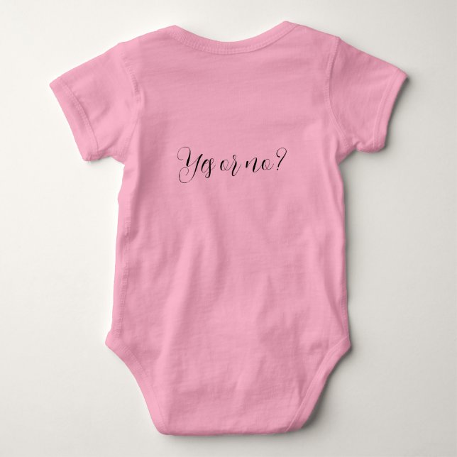 Body Do You Want To Be My Godmother - Baby Bodysuit  (Dos)