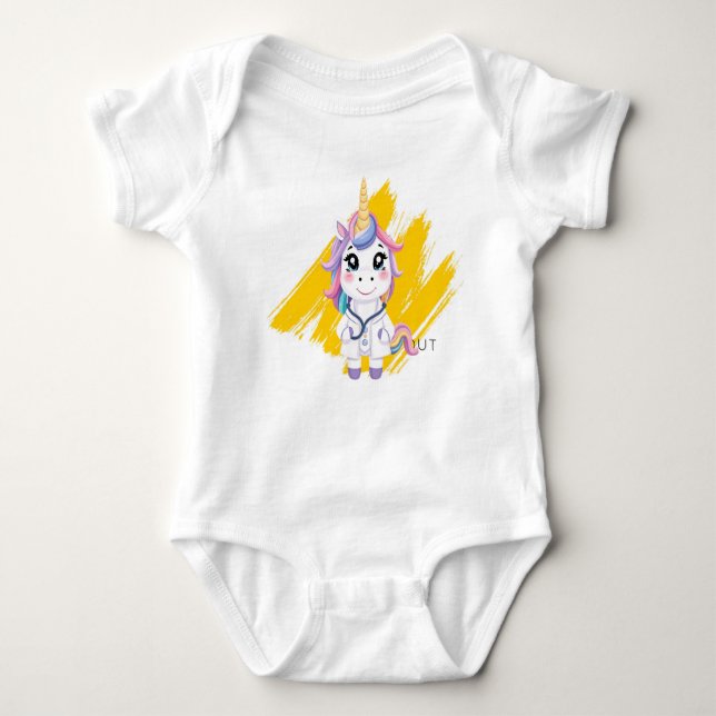 Body Docteur Unicorn Babysuit (Devant)
