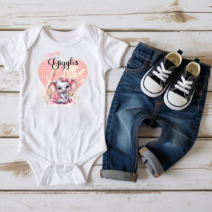 Body Douce Éléphant Rose - Sourires de Cacahuète