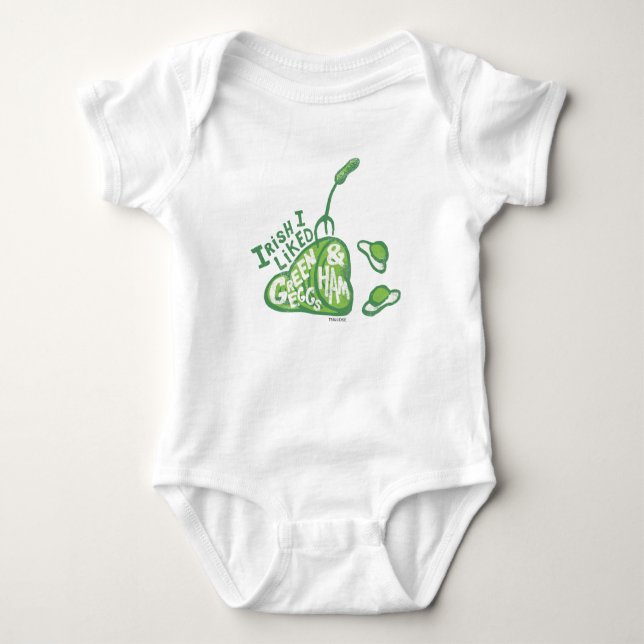 Body Dr Seuss | Irlandais J'aimais les oeufs verts et l (Devant)
