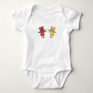 Body Dragon Rouge Et Jaune Dragon Fairy Tale Imaginaire