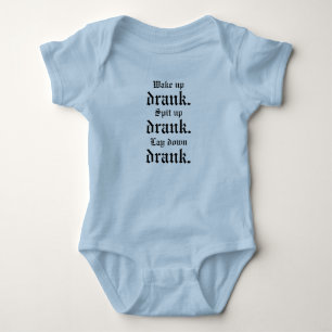 Body Drank Lyric Baby Bodysuit Cute Baby one-Piece 0 24
