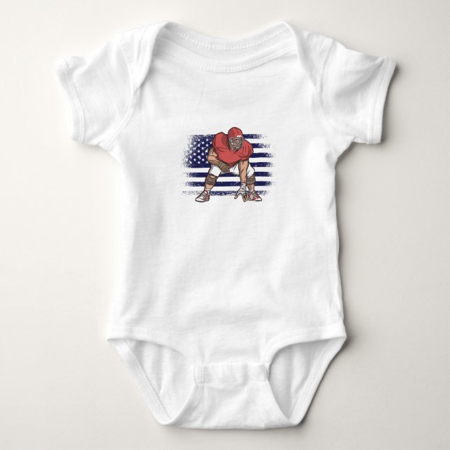 Body Drapeau américain Fan Jersey Shirt USA (Devant)