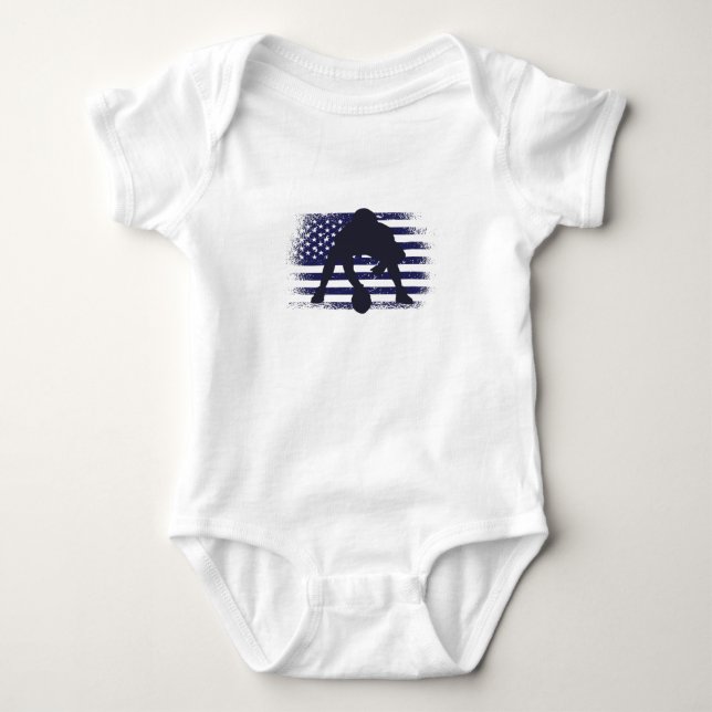 Body Drapeau américain Fan Jersey Shirt USA (Devant)