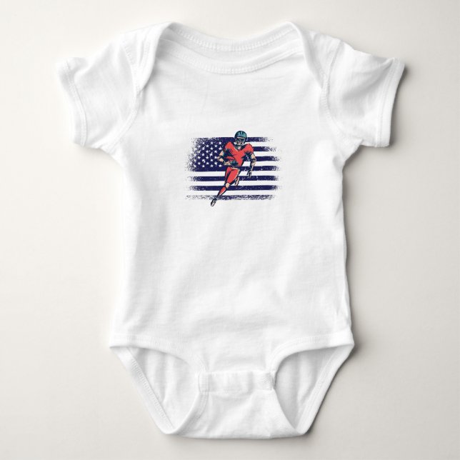 Body Drapeau américain Fan Jersey Shirt USA (Devant)