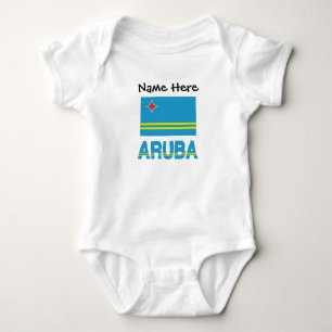 Body Drapeau Aruba Aruba Personnalisation noire
