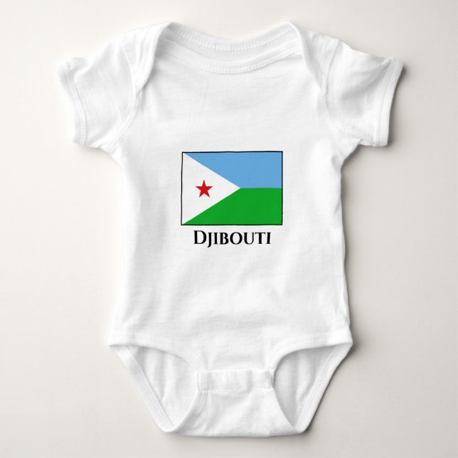 Body Drapeau de Djibouti (Devant)