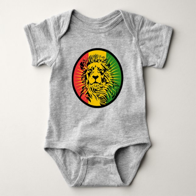Body drapeau de lion de reggae de rasta (Devant)