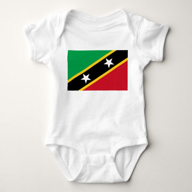 Body Drapeau de Saint-Kitts-et-Nevis (Caraïbes) (Devant)