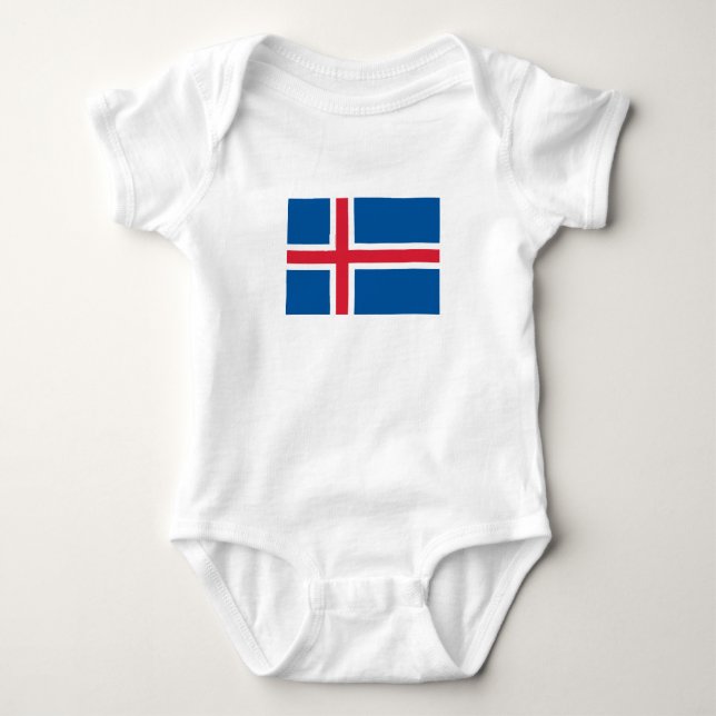 Body Drapeau d'Islande (Devant)