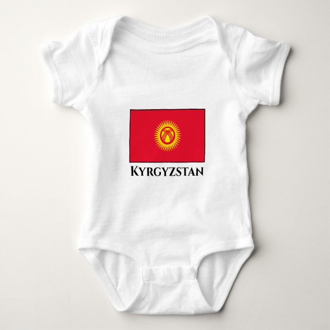 Body Drapeau du Kirghizistan (Devant)
