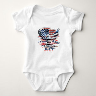 Body Drapeau et aigle des États-Unis. Indépendance