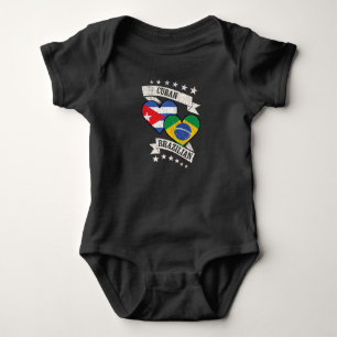 Body Drapeaux cardiaques cubains brésiliens Cuba Brésil