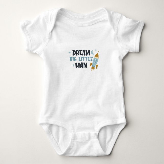 BODY DREAM BIG PETIT HOMME ROCKET SCIENTIFIQUE BODYSUIT (Devant)