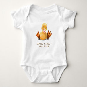 Body Drôle Canard Joué Wink - Joyeux sourire