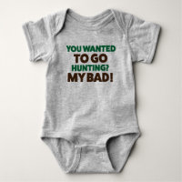 Drôle Chasse Jersey Bodysuit pour bébé