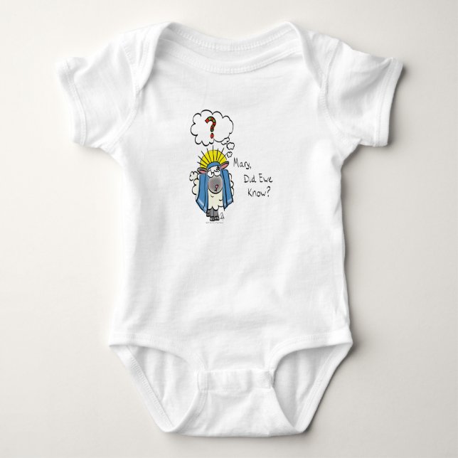 Body Drôle Christian Noël mignon Mouton Dessin (Devant)