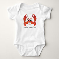 drôle crabby somnolent bébé unisex