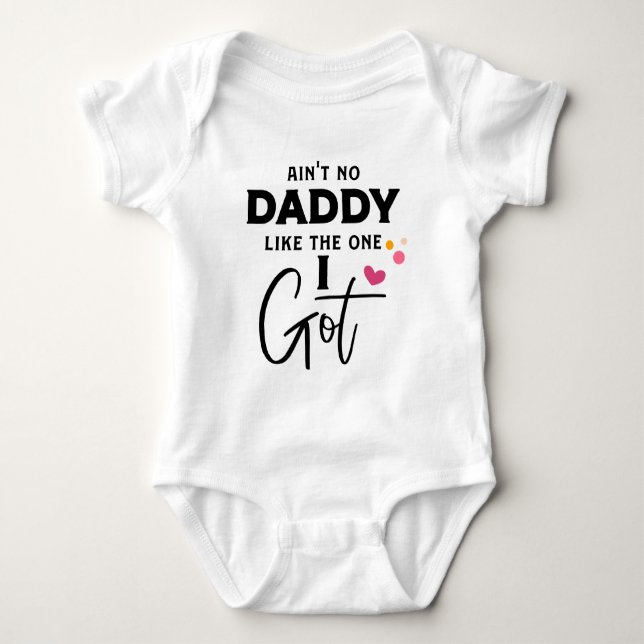 Body Drôle filles Papa mot art (Devant)
