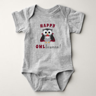 Body Drôle Joyeux Halloween Owl Vampire Trick ou Treat 