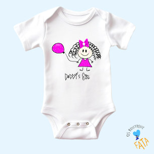 Body Drôle petite fille petite costume de bébé