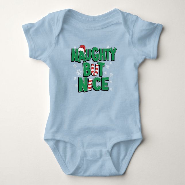 Body Drôle plaisanterie Noël Humour Naughty Mais Nice (Devant)