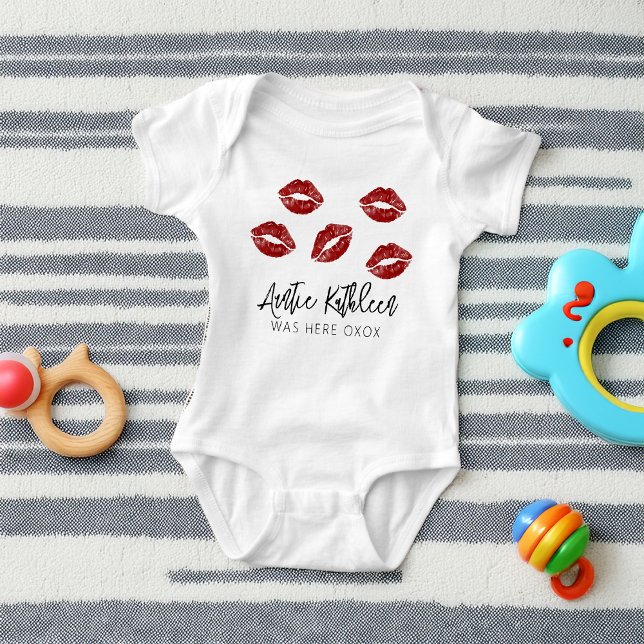 Body Drôle Tante Baisers (Funny Auntie Kisses Baby Bodysuit)