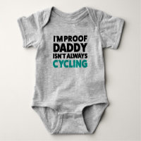 Drôle Vélo Cycling Jersey Bodysuit pour bébé