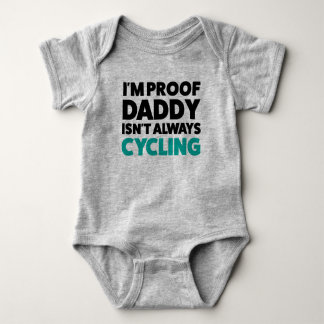 Body Drôle Vélo Cycling Jersey Bodysuit pour bébé