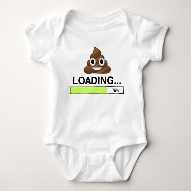 Body Dunette chargeant le T-shirt de | Emoji (Devant)