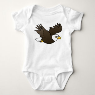 Body Eagle chauve en vol